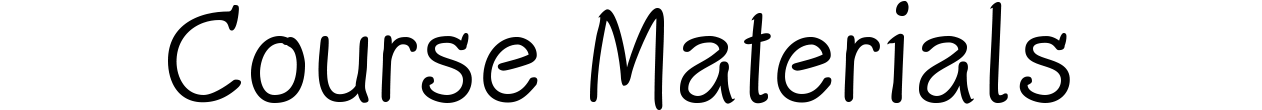 course-materials